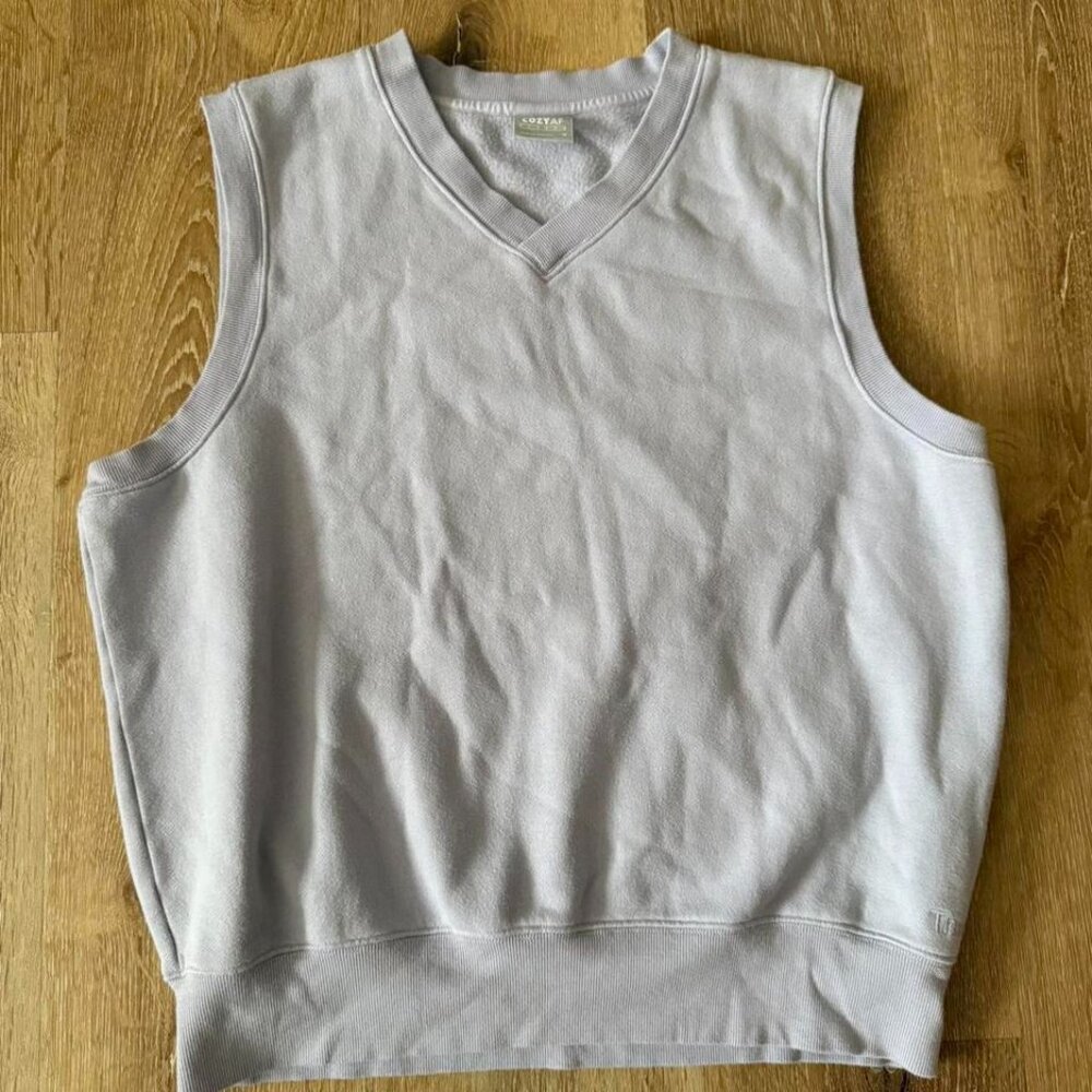 Aritzia TNA Lilac Cozy AF Sleeveless Fleece Vest Size M